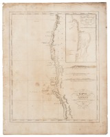 Karta si︠e︡vero zapadnago berega Ameriki ot shiroty 39&deg; do 44&deg; ispravlennai︠a︡ Koloniallʹnymi morekhodtsami. Novo Arkhangelʹsk,1848