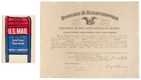 Presidential appointment to Postmaster General document [and] The Story of the U.S. Postal Service