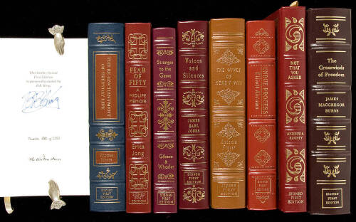 Fifteen volumes from the Easton Press Signed First Editions collection