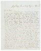 Letter from Theodore Shaw to wife and daughter during California Gold Rush
