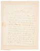 Letter from cartographer Aaron Arrowsmith to map publisher John Pinkerton
