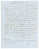 Letter from Isaac Branham to N. Miller
