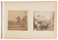 Album with approx. 128 silver photographs recording a voyage to Hawaii, China, Hong Kong and Japan