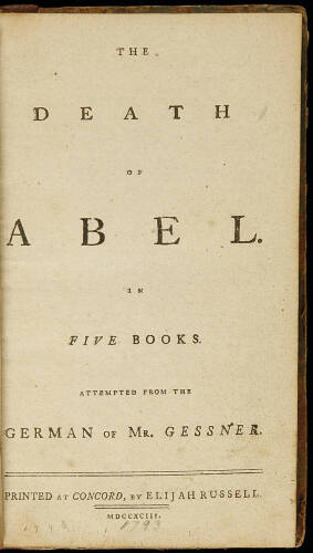 The Death of Abel