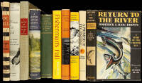 Ten volumes on fishing, including novels