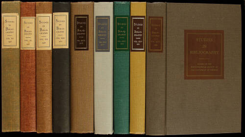 Studies in Bibliography
