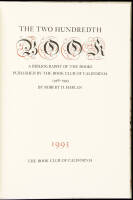 The Two Hundredth Book: A Bibliography of the Books Published by the Book Club of California 1958-1993