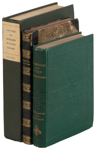 Three volumes of letters from 19th-century writers