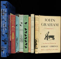 Seven books by Robert Gibbings and one about him