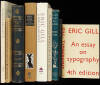 Nine books by, about, or illustrated by Eric Gill