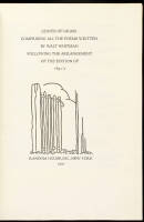 Leaves of Grass. Comprising all the Poems written by Walt Whitman following the Arrangement of the Edition of 1891-'2