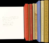 Nine volumes printed by Lawton Kennedy