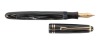 No. 244 G Striated Grey-Platinum Piston-Filler Fountain Pen, Superb Condition