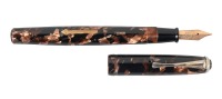 No. 8 "Perfect Pen," Brown Celluloid, 1940s