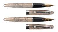 Lot of Two Sterling Silver Fountain Pens