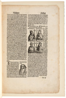 The Nuremberg Chronicle. A Pictorial World History from the Creation to 1493. With a leaf from the pirated Augsburg Latin edition of 1497