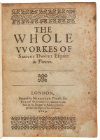 The Whole Workes of Samuel Daniel Esquire in Poetrie