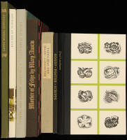 Seven Book Club of California publications designed and printed by Ward Ritchie