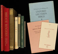 Eleven books and booklets by or about Bruce Rogers and his books