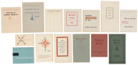 Collection of catalogues for The Western Books Exhibitions