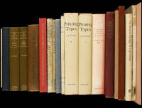 Fifteen volumes on typography, type design, etc.