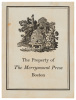 Eight seventeenth-century English pamphlets used as inspiration at Daniel Berkeley Updike's Merrymount Press - 2