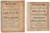 A Tory Plot: Or the Discovery of a Design Carried on by our Late Addressers and Abhorrers, to Alter the Constitution of the Government and to Betray the Protestant Religion [with] The Tory Plot: The Second Part