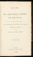 On Climate in Connection with Husbandry...[with] Review of the Agricultural Statistics of France...[with] On the Construction of a Collar Roof, with Arched Trusses of Bent Timber, at East Horsley Park [together with] two other publications