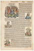Printed leaf with colored woodcut of Buda from the Nuremberg Chronicle (Liber Chronicarum) - 2