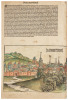 Printed leaf with colored woodcut of Buda from the Nuremberg Chronicle (Liber Chronicarum) - 3