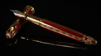 Red and Gold Faberge Limited Edition Fountain Pen