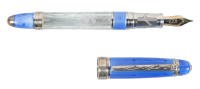 Crystal and Sterling Silver Limited Edition Fountain Pen