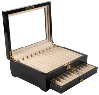 Black Wood Pen Storage and Display Box