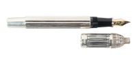 Romea Sterling Silver and Solitaire Diamond Limited Edition Fountain Pen
