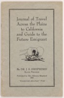 Journal of Travel Across the Plains to California, and Guide to the Future Emigrant