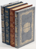 Four Easton Press finely bound and signed volumes