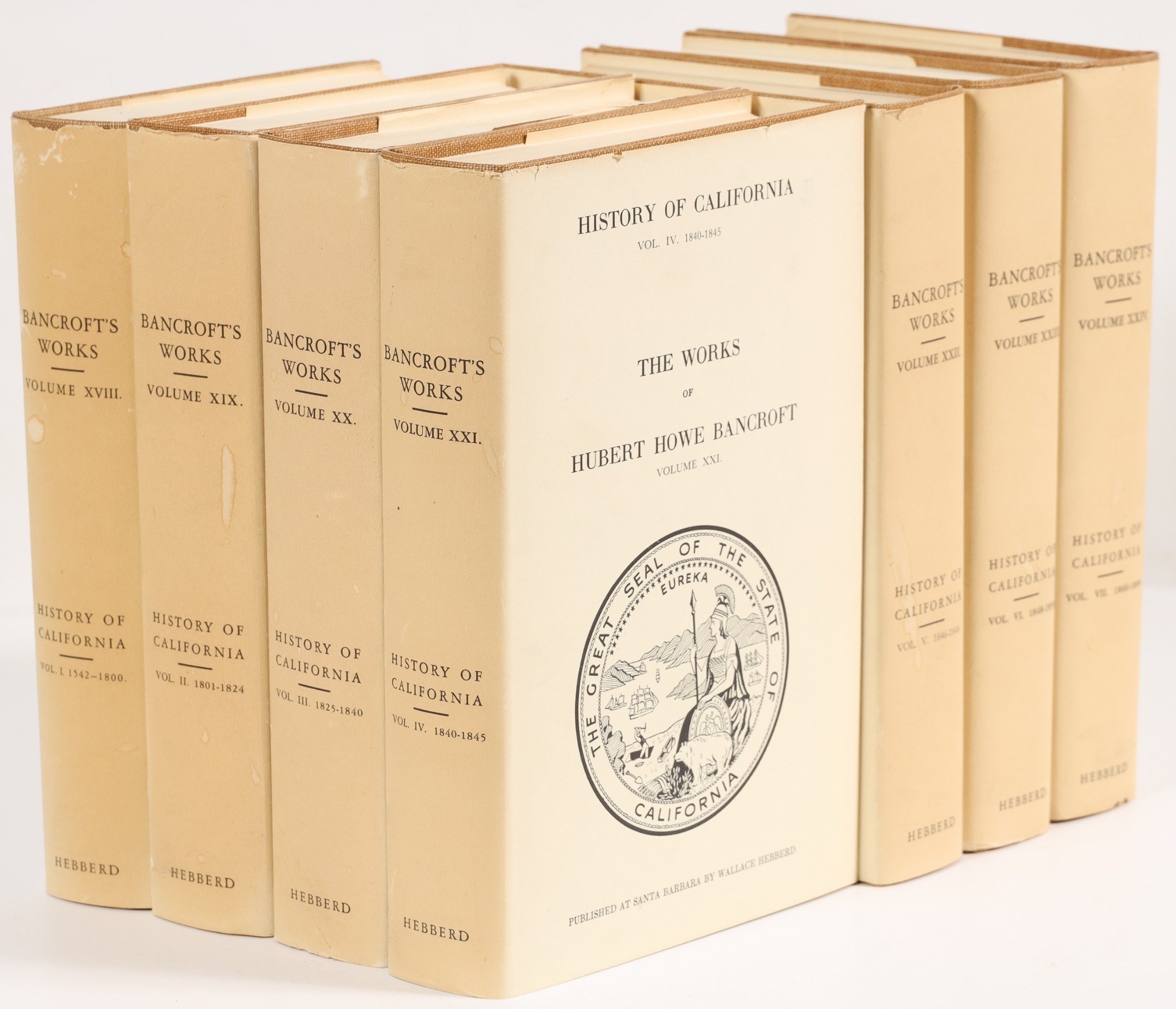 The Works of Hubert Howe Bancroft, Volume XVIIIXXIV. History of California