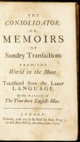 The Consolidator: or, Memoirs of Sundry Transactions from the World in the Moon. Translated from the Lunar Language