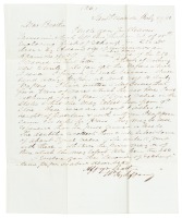 Letter from William Henry Tiffany to Charles Louis Tiffany