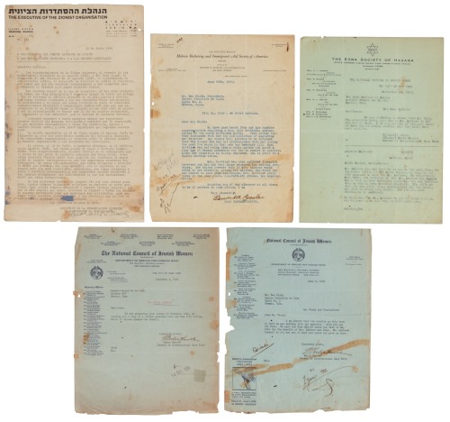 Five documents on Jewish people in Cuba