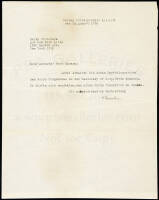 Typed Letter signed by Albert Einstein, to Frantisek Navara, in German