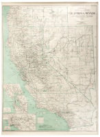 Webers township and county-map of California, Nevada and Southern Oregon. Compiled & drawn from the latest data