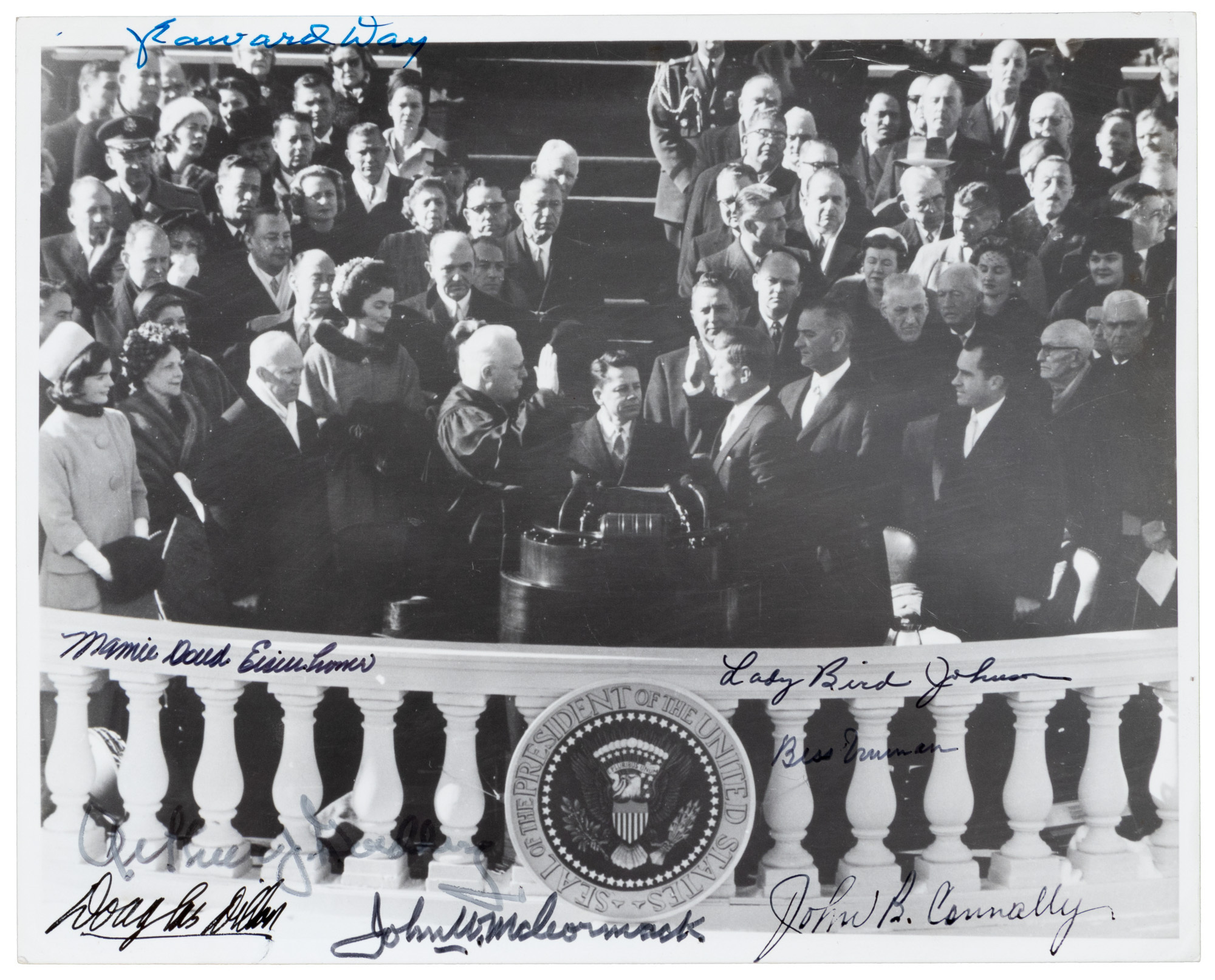 Jfk Inauguaration John F. Kennedy Inauguration photograph