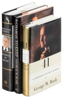 Three books signed by George W. Bush