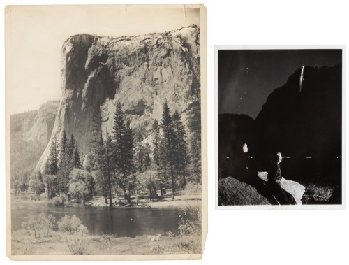 El Capitan, Yosemite [with] Yosemite National Park [and] Bridal Veil Falls