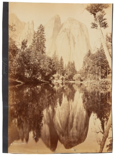 Mirror View of Cathedral Rocks, Yosemite