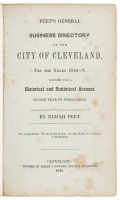 Peet's General Business Directory of the City of Cleveland, For the Years 1846-7...