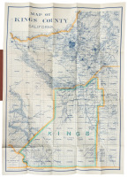 Map of Kings County, California