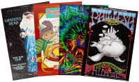 Four Grateful Dead and Phil Lesh posters from Bill Graham Presents