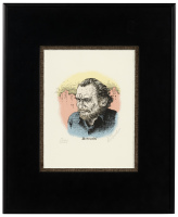 Serigraph of Charles Bukowski by R. Crumb